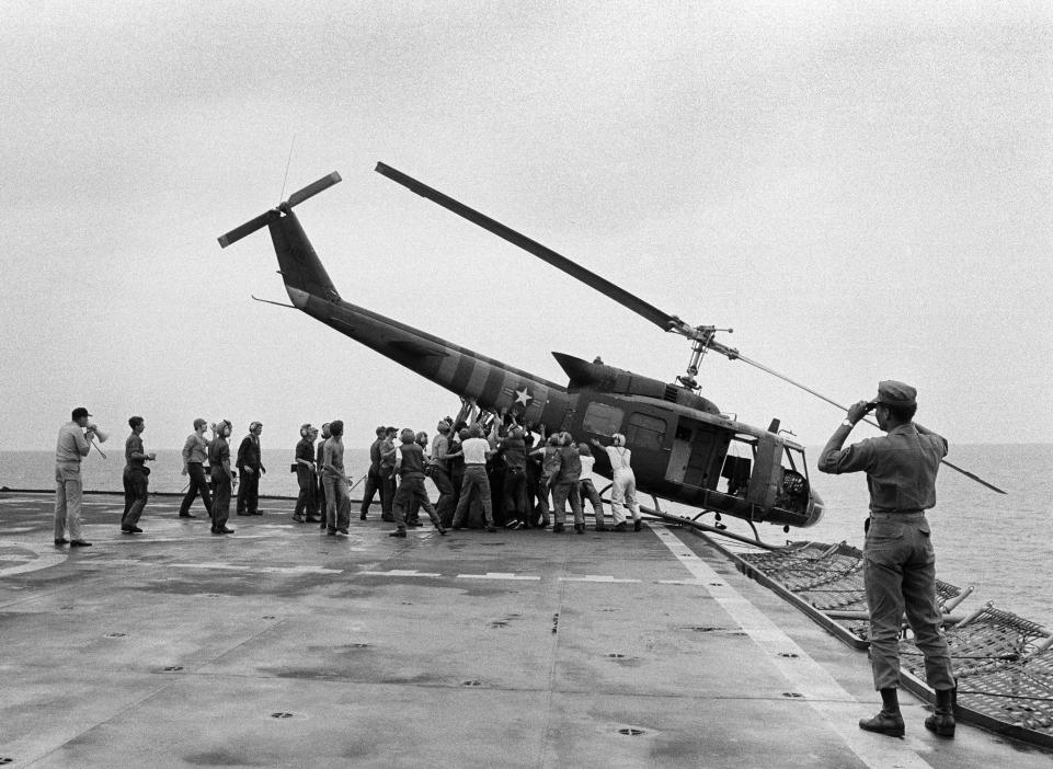 evacuating Saigon