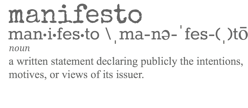 Manifesto