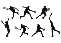 vector-tennis-player-silhouette