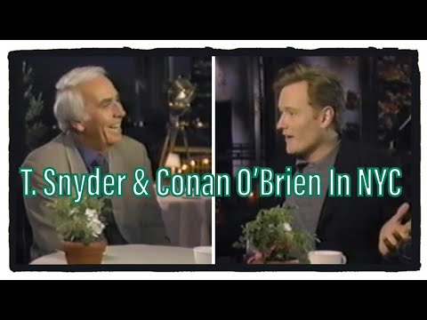 Conan and Tom&nbsp;Snyder