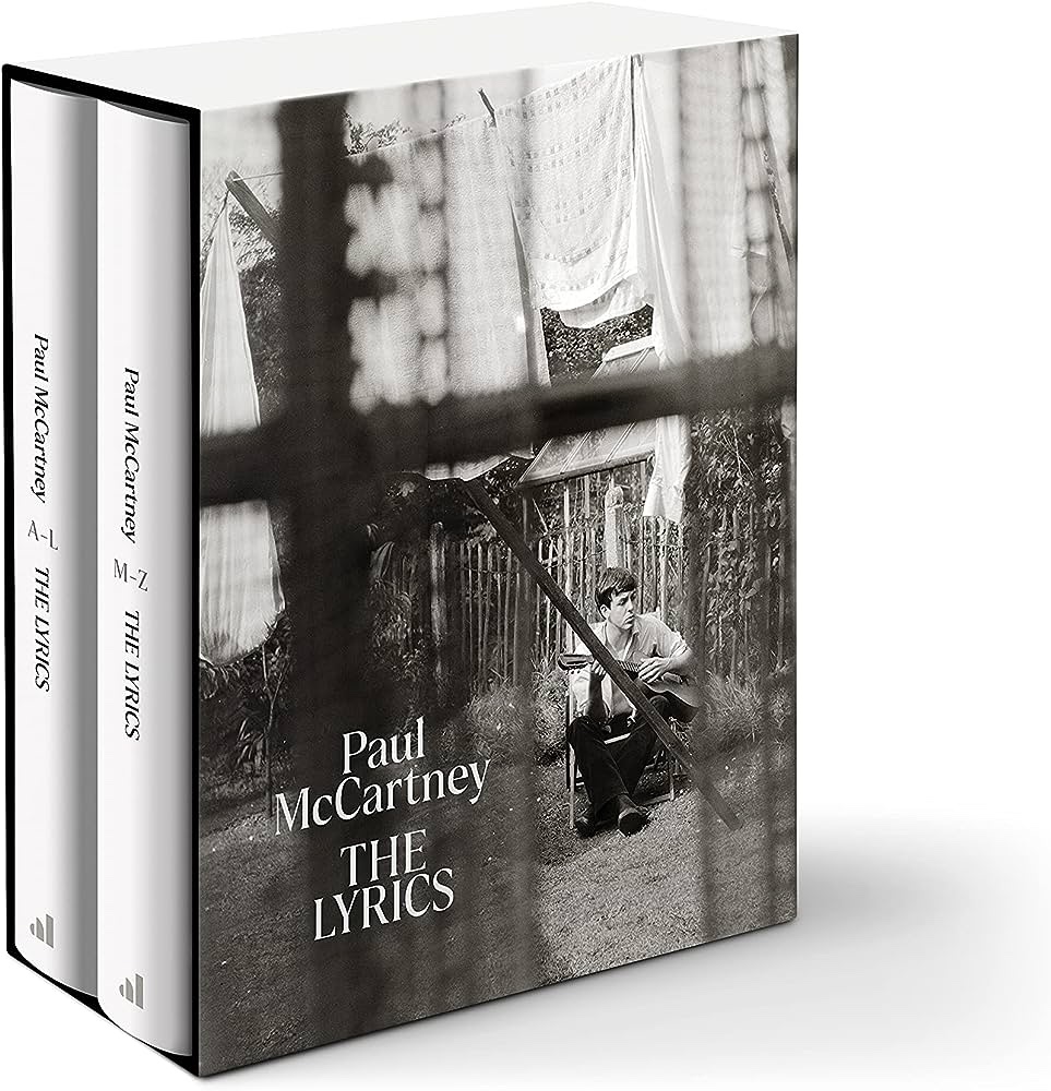 Paul McCartney and his books of&nbsp;lyrics